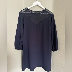 Zara Navy Mini Dress Size Small